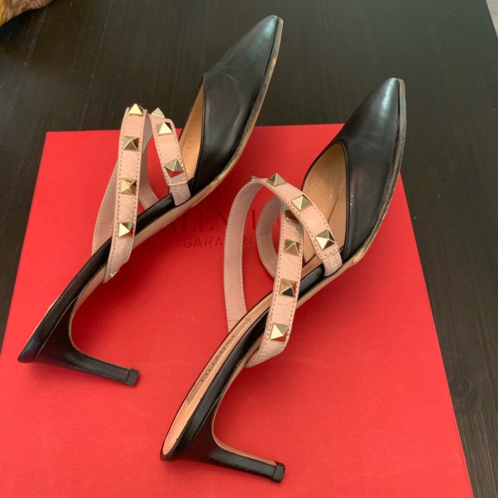 Valentino Caravani rockstuds sliders/heels 💖 - Picture 11 of 15